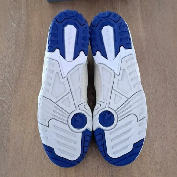 New Balance 550 - Color: Sea Salt/Team Royal - Size: Men 9 - Picture 6 of 9